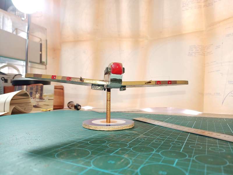 Handmade 1/48, Supermarine Spitfire VC, wooden model