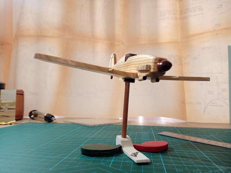Handmade 1/48, Macchi MC.205 Veltro, wooden model.