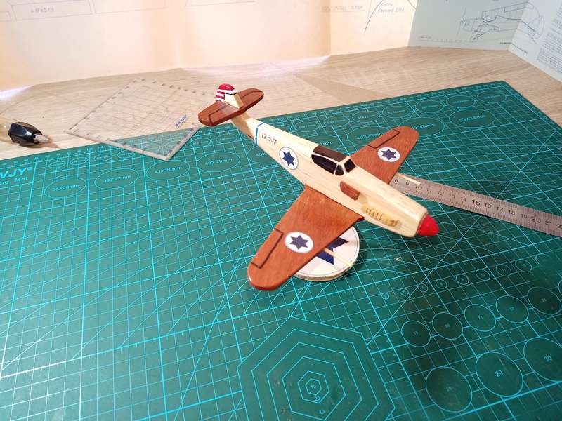 Handmade 1/48 scale, Avia S-199 Mezek, wooden Model