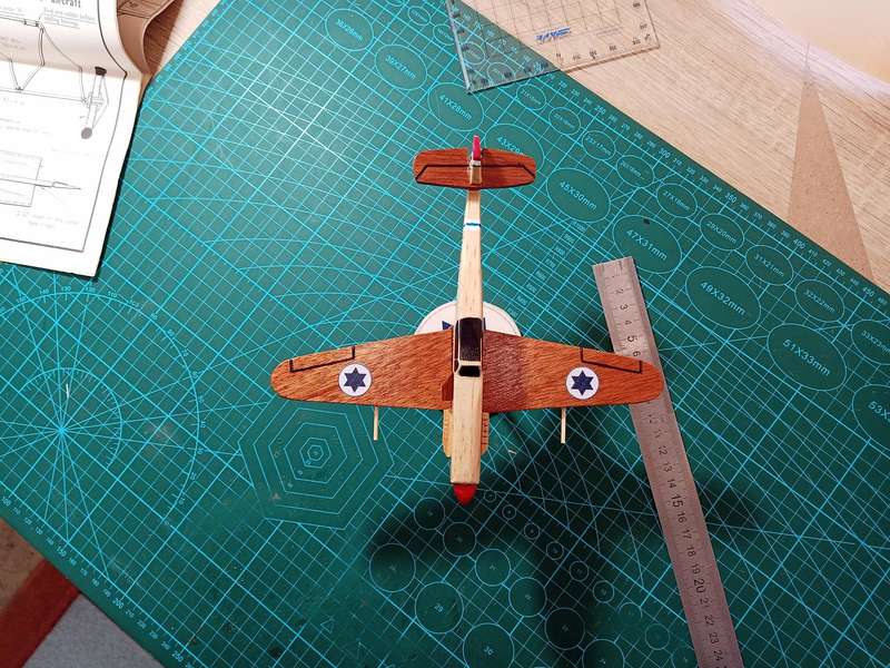 Handmade 1/48 scale, Avia S-199 Mezek, wooden Model