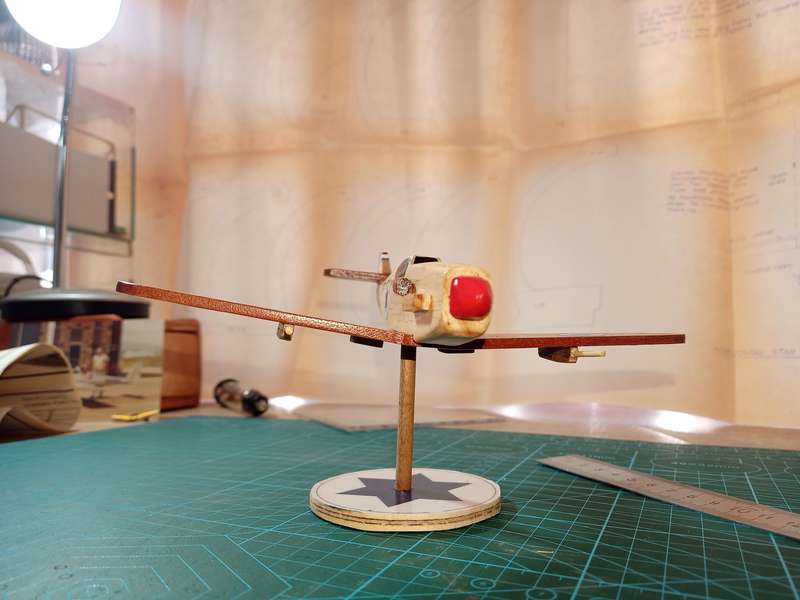 Handmade 1/48 scale, Avia S-199 Mezek, wooden Model