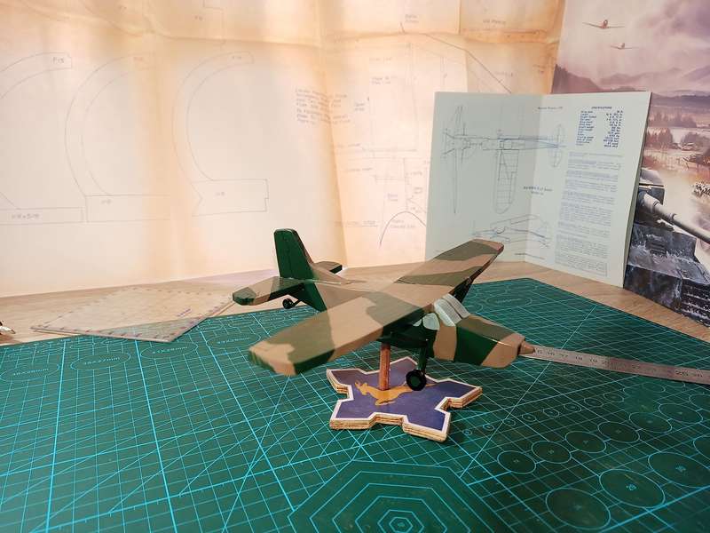 Handmade 1/48 scale, Atlas Kudu, wooden model.