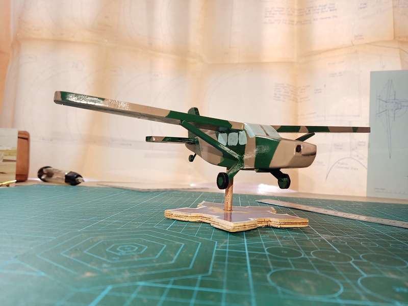 Handmade 1/48 scale, Atlas Kudu, wooden model.