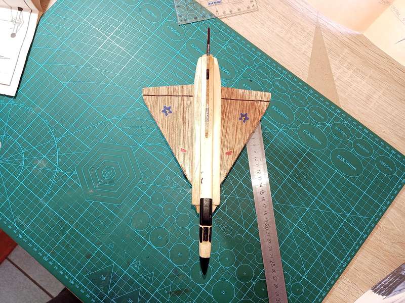 Handmade 1/48 Scale, Dassault Mirage IIICZ, wooden model