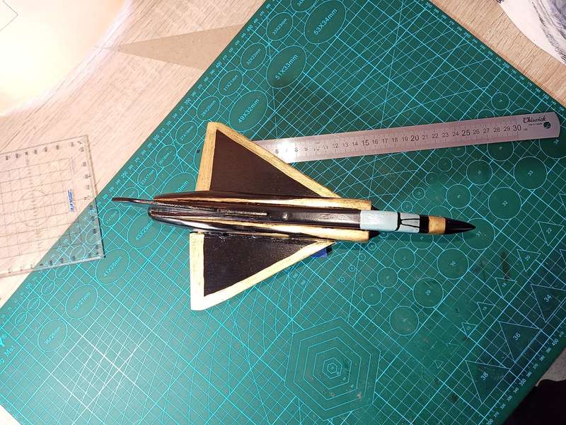 Handmade 1/48, Dassault Mirage IIICZ, wooden model