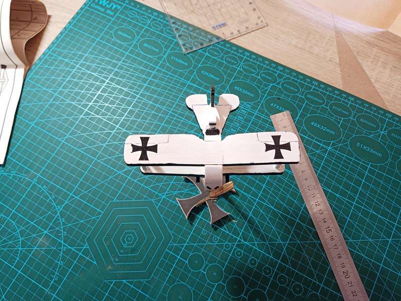 Handmade 1/48 scale, 1915 DFW Floh, wooden Model