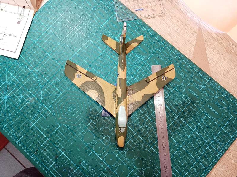 Handmade 1/48 scale, Canadair CL-13B Sabre 6, wooden model