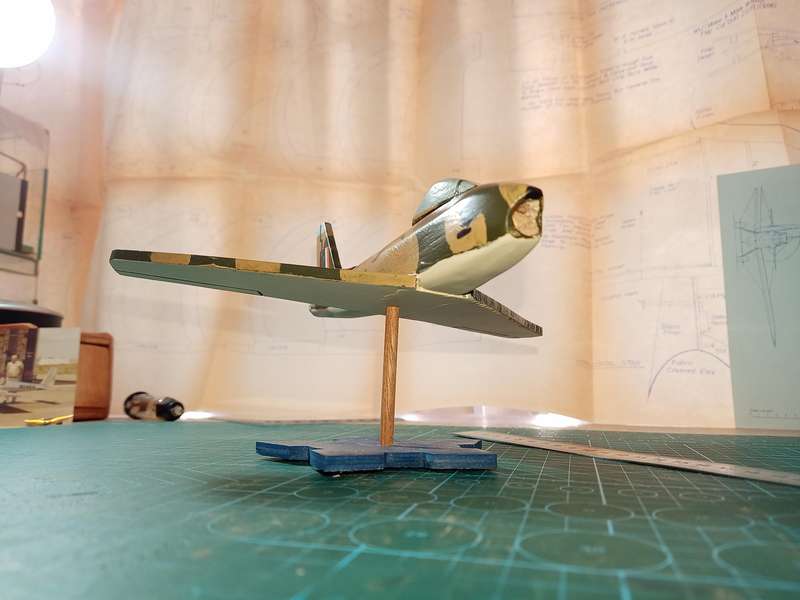 Handmade 1/48 scale, Canadair CL-13B Sabre 6, wooden model