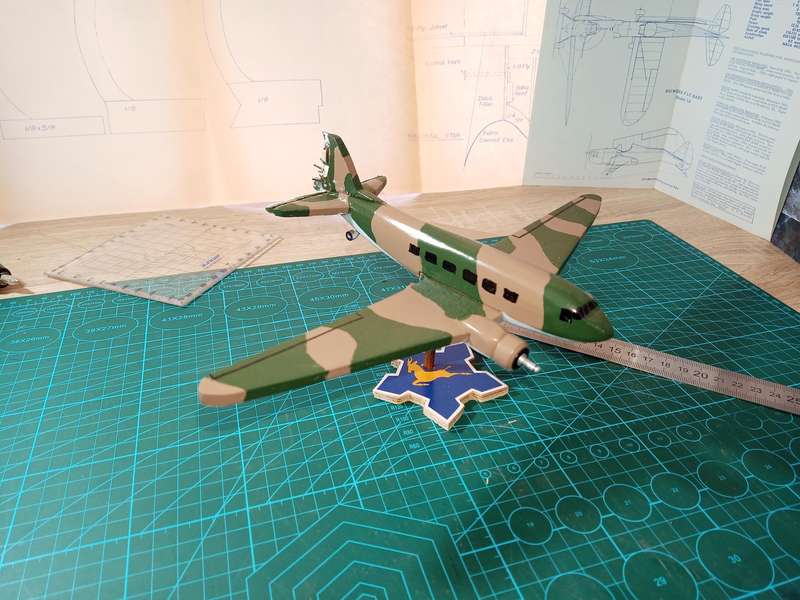 Handmade 1/100 scale, Douglas C-47 Dakota, wooden model