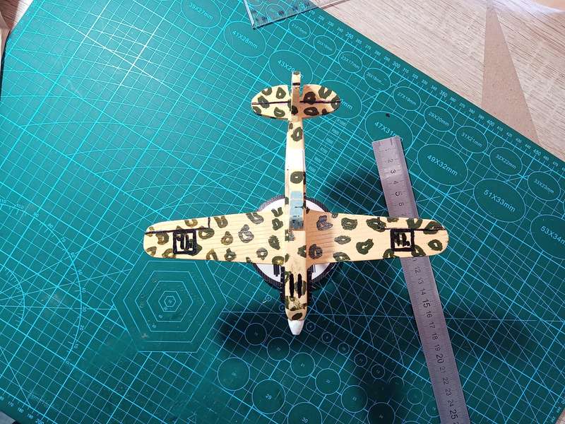 Handmade 1/48 scale, Macchi MC.205 Veltro, wooden model.