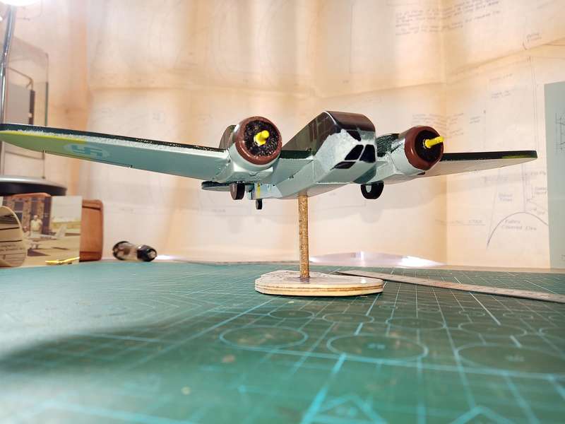 Handmade 1/48 scale, Bristol Blenheim MK1, wooden model. Finnish Air Force.