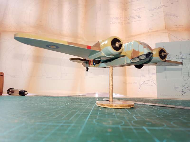 Handmade 1/48 scale, Bristol Blenheim MK1, wooden model. SAAF