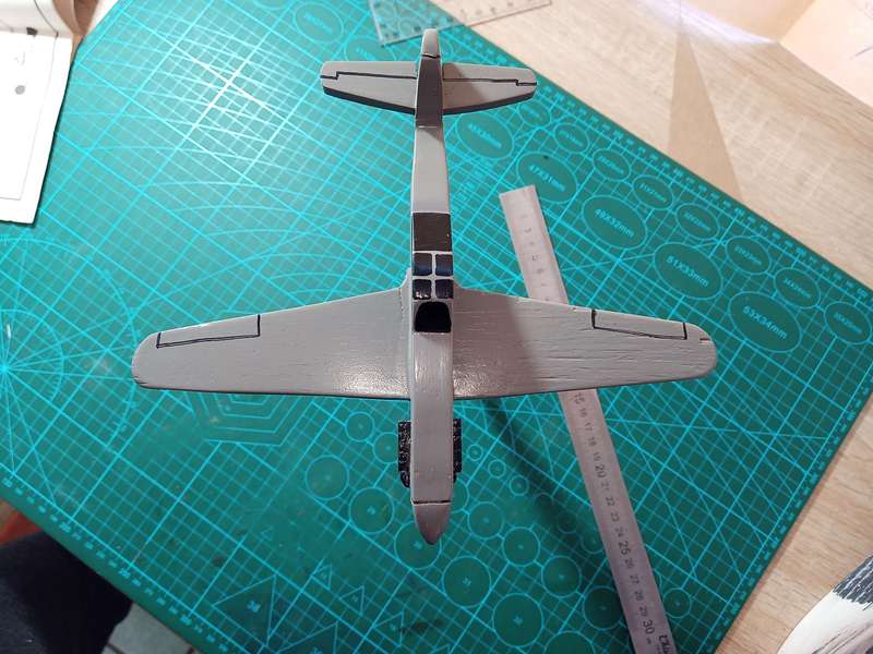 Handmade 1/48 scale, Messerschmitt ME-309 V1, wooden model