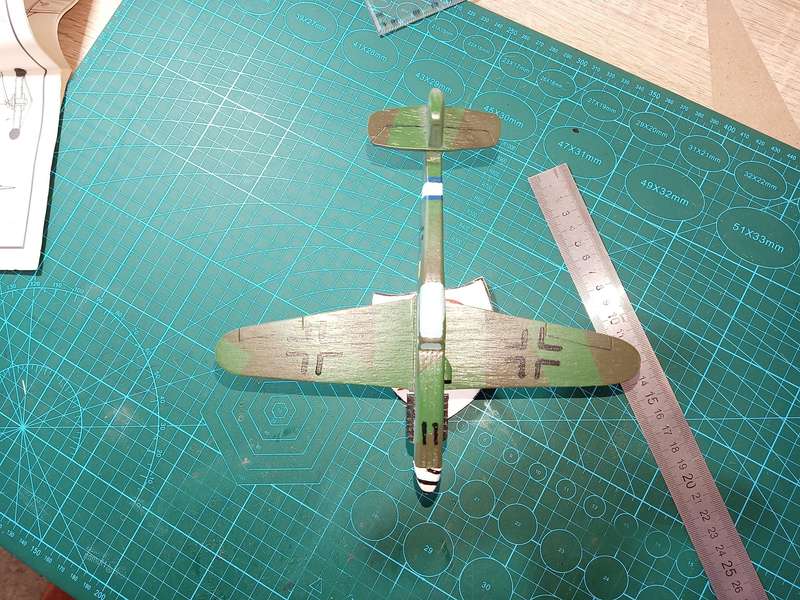 Handmade 1/48 scale, Messerschmitt Bf-109 k4, wooden model