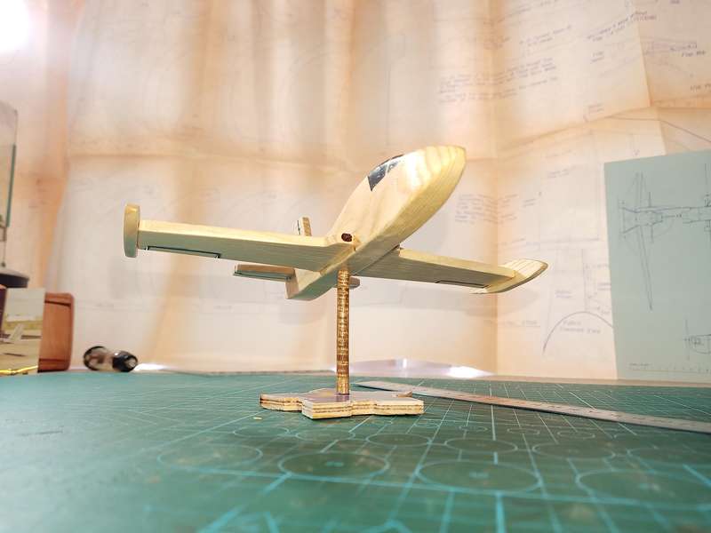 Handmade 1/48 scale, Atlas Impala MK2, wooden model.