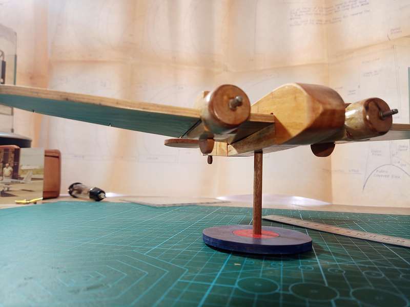 Handmade 1/48 scale, Bristol Blenheim MK1, wooden model.