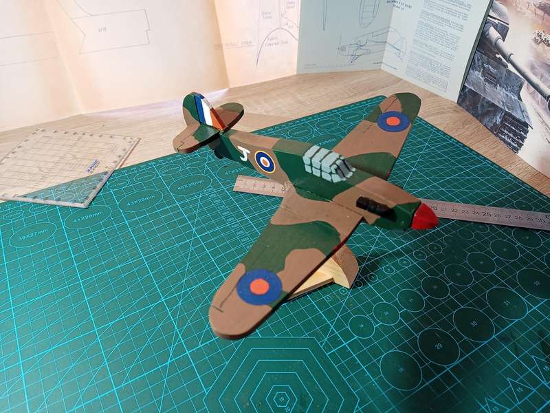 Handmade 1/48 scale, Hawker Hurricane mk1, SAAF, wooden model.