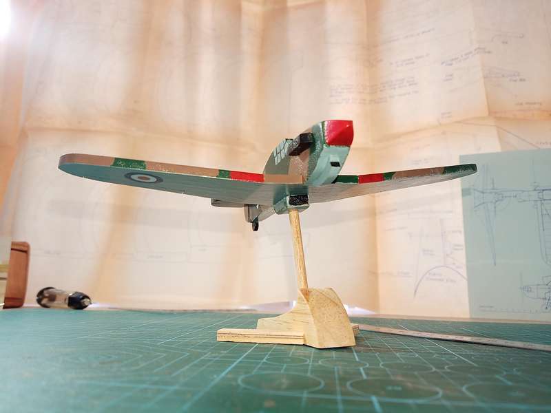 Handmade 1/48 scale, Hawker Hurricane mk1, SAAF, wooden model.