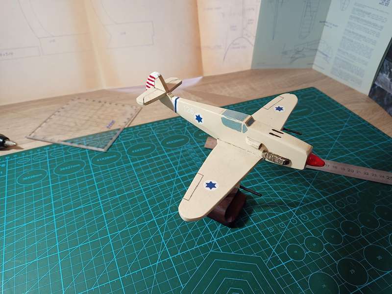 Handmade 1/48 scale, Avia S-199 Mezek, wooden Model