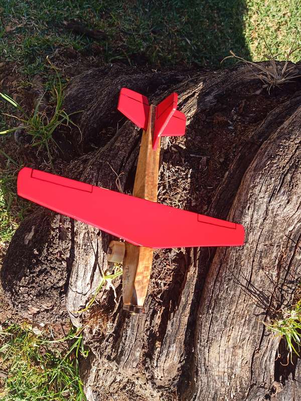 Niko Vintage style wooden toy aeroplane.