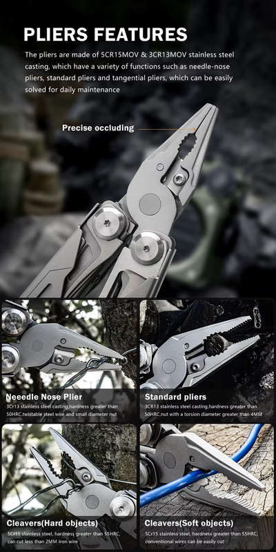 Multifunctional Stainless Steel Multi Tool
