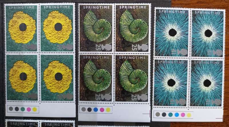 Britain 1995 Springtime FDC + 5 MNH blocks of 4