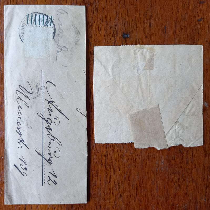 1923 Germany lot of multiples on piece