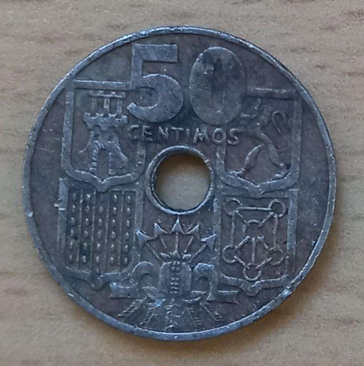 Spain 50 Centavos 1949 (51)