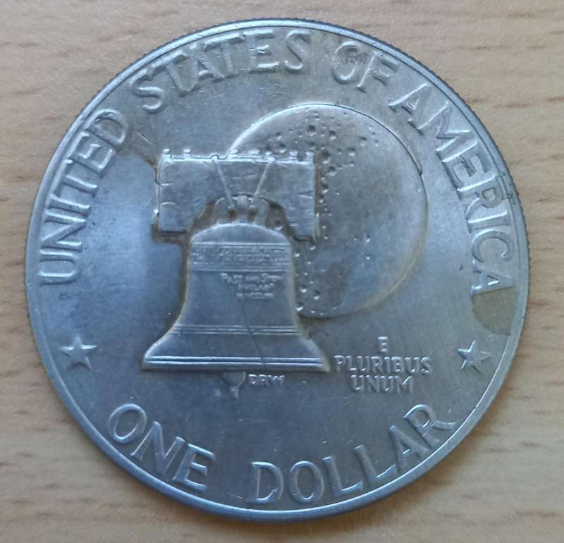 USA Eisenhower dollar 1976 (x2) Type 2