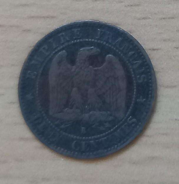 France 2 Centimos 1853B