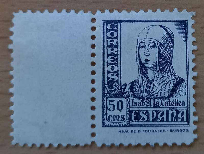 1938 Spain 50C MH