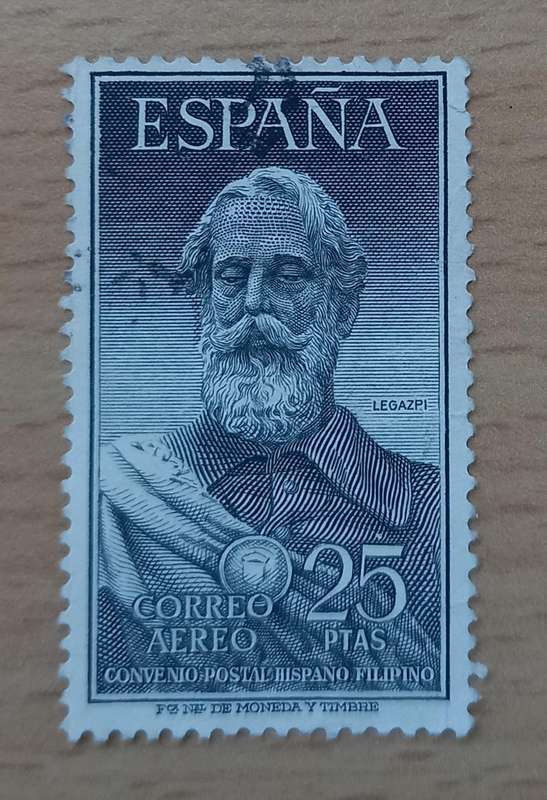 Spain 25 Pta 1953 used CV$40