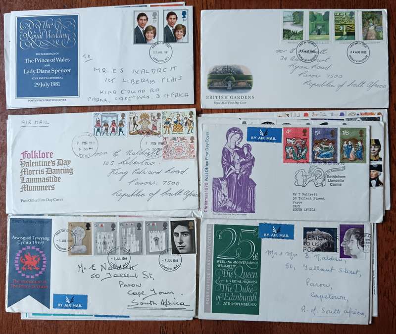 Great Britain lot of 17 first day covers 1960s to 1980s