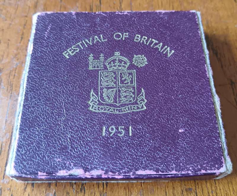 Great Britain 1951 Festival of Britain crown in original box