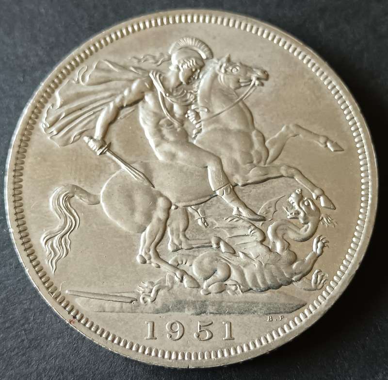 Great Britain 1951 Festival of Britain crown in original box