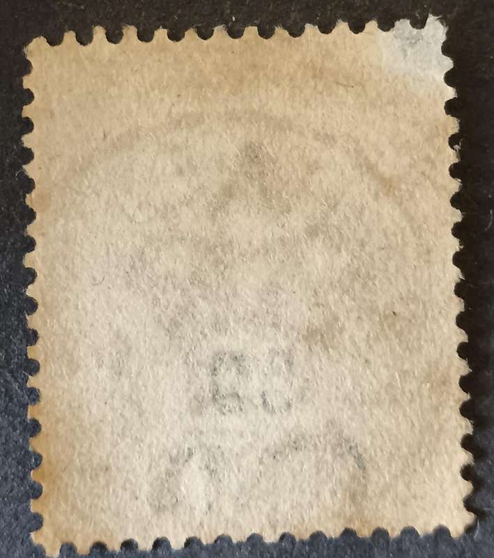 Hong Kong 1885 50/48c brown used