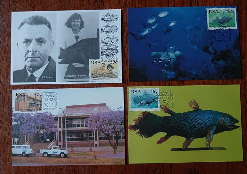 RSA 1989 coelacanth collection of 16 postal items
