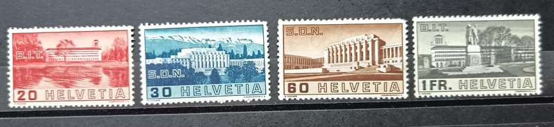 Switzerland 1936 ILO set MH