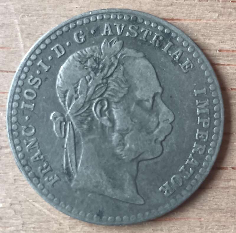 Austria silver 10 kreuzer 1869