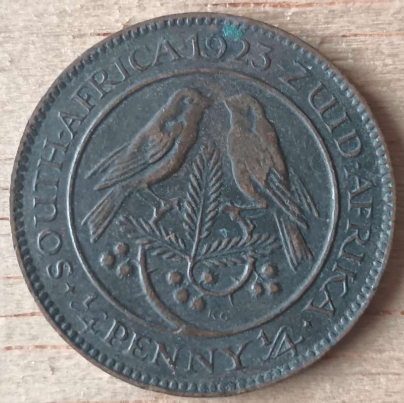 SA Union 1/4 penny 1923 - only 33 000 minted