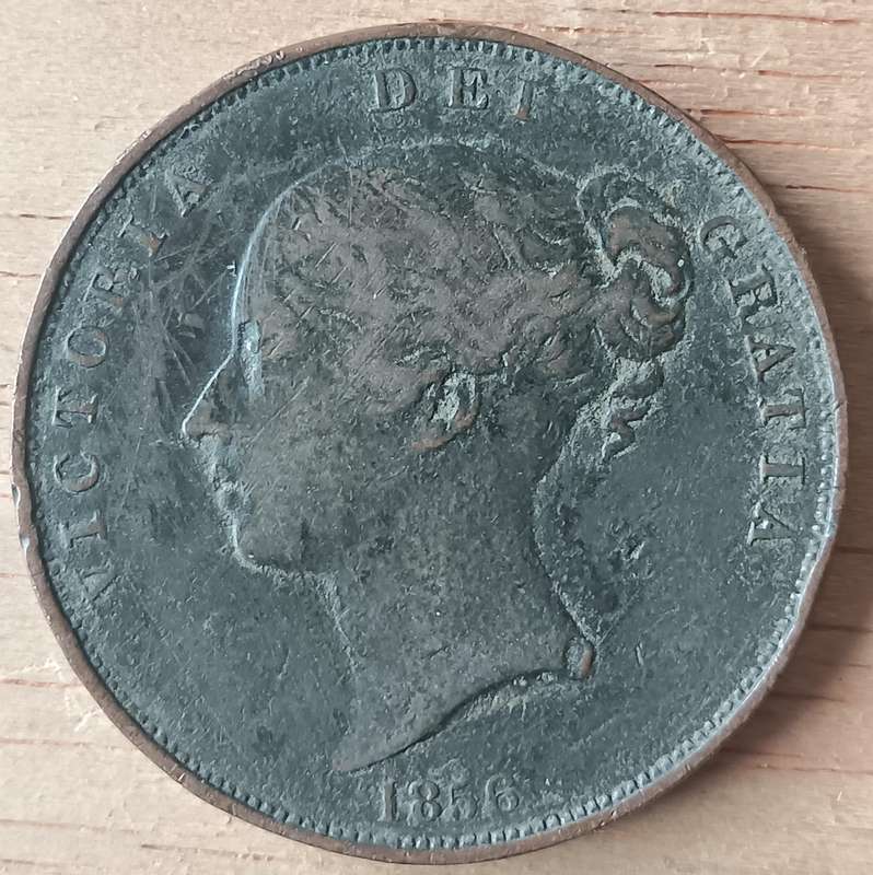 Great Britain Penny 1856 very rare