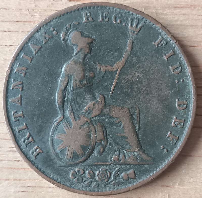 Great Britain Half Penny 1844