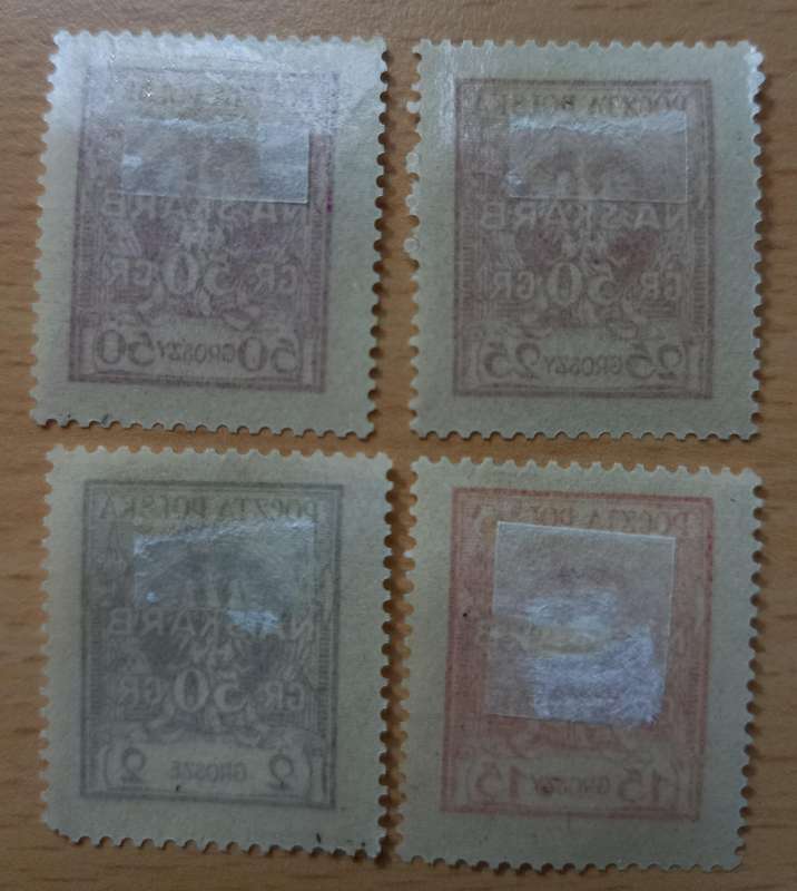 1925 Poland State Treasury full set of 11 MH stamps
