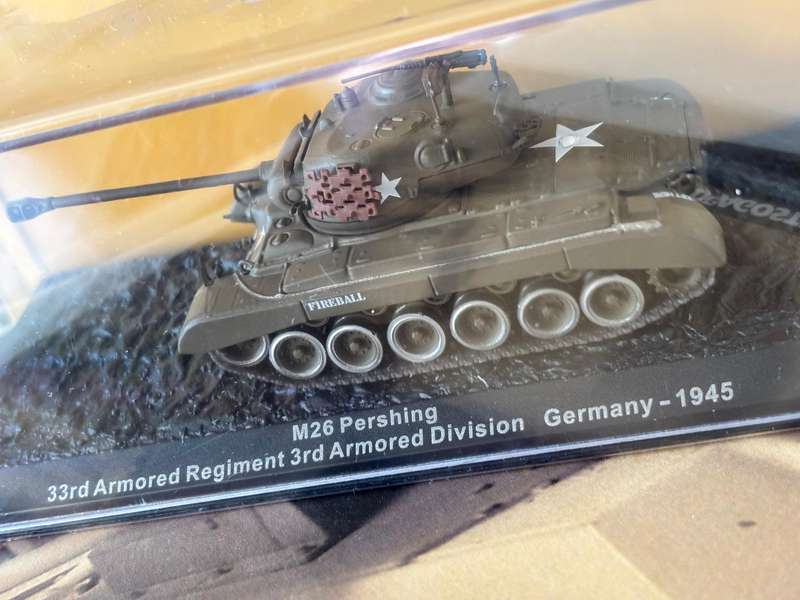 M26 Pershing 33rd Armored Division Germany 1945  - (United States) (Atlas Edition DeAgostini 1:72)