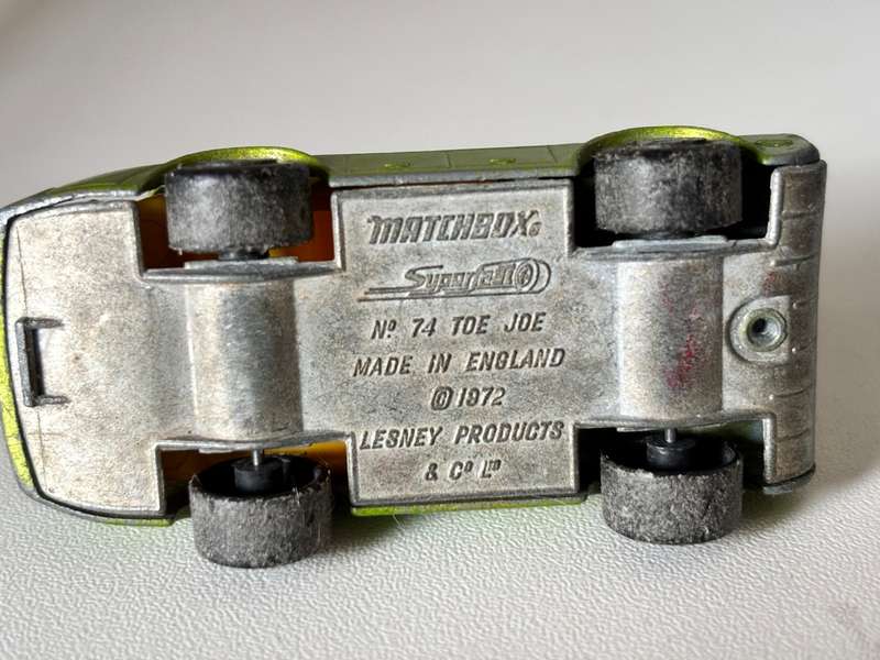 Toe Joe no.74 1972 (Matchbox Lesney Superfast) - Missing Parts