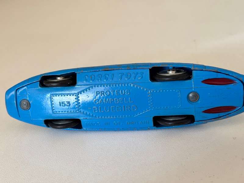 Vintage Bluebird Record Car #153 (Corgi +/-1:43 made in Britain)