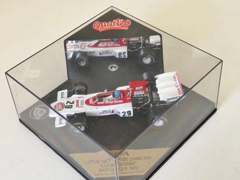 Lotus 72D 'Lucky Strike' 1972 F1 - Dave Charlton - 1:43 rare Quartzo in box