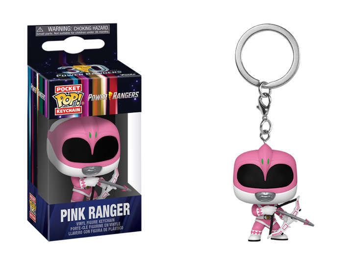 Funko POCKET POP! MMPR 30TH PINK RANGER KEYCHAIN