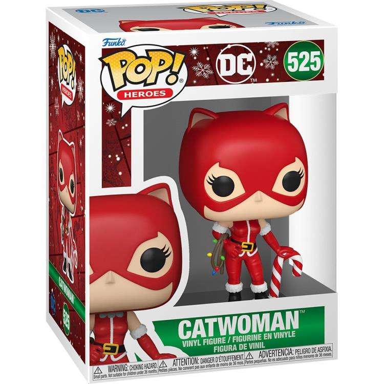 Funko POP! HEROES HOLIDAY S4 CATWOMAN VIN FIG