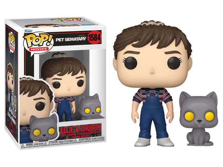 Funko POP! & BUDDY PET SEMATARY ELLIE & CHURCH VIN FIG